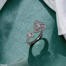 TRSH512 CJD Imp Open Flower Ring Adjustable- TRSH