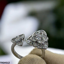TRSH512 CJD Imp Open Flower Ring Adjustable- TRSH