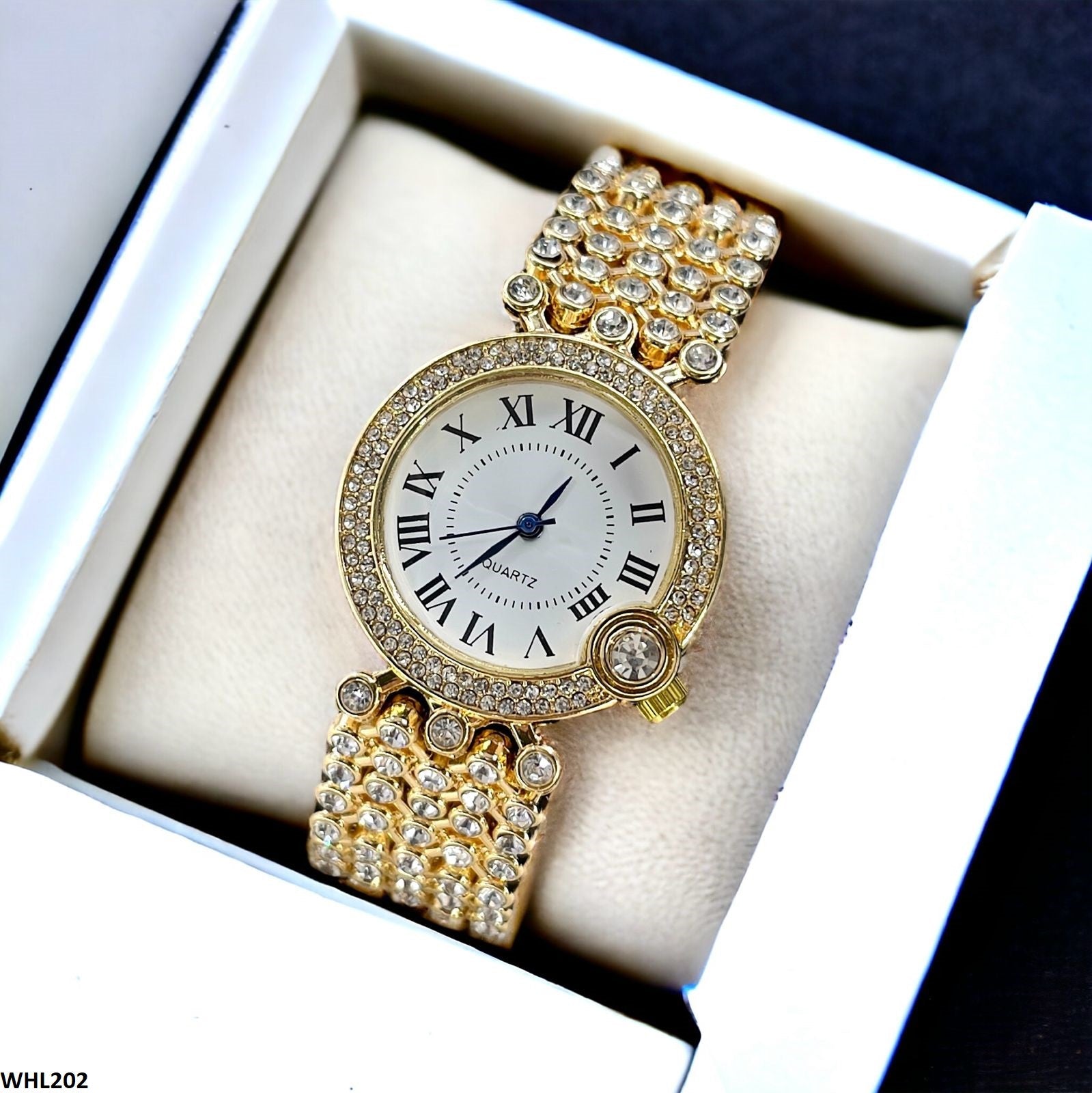 WHL202 YNG Stylish Round Eye Dial Watch - WHL