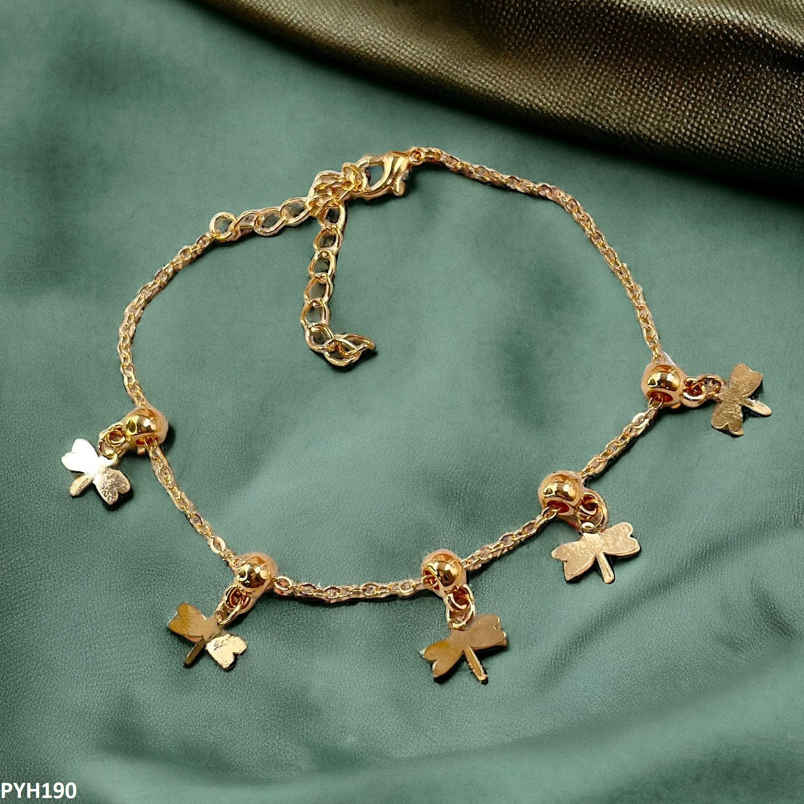 PYH190 WXD Butterfly Anklet Single- PYH