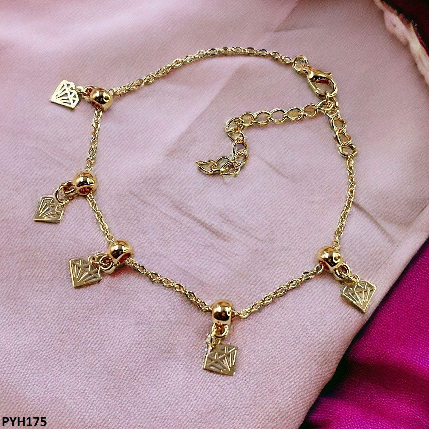 PYH175 WXD Diamond Anklet Single- PYH
