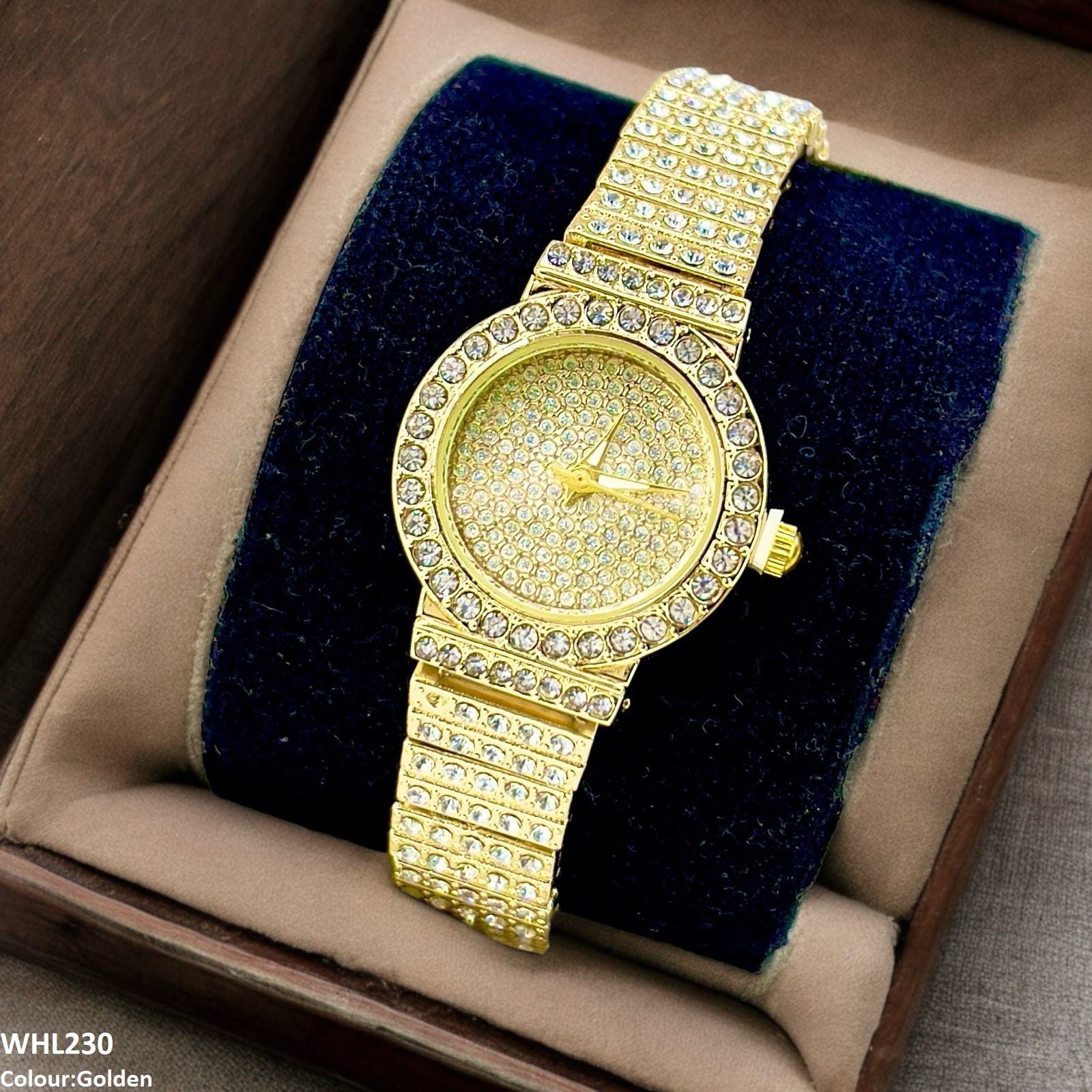 WHL230 CHY Shine Stone Dial Watch - WHL