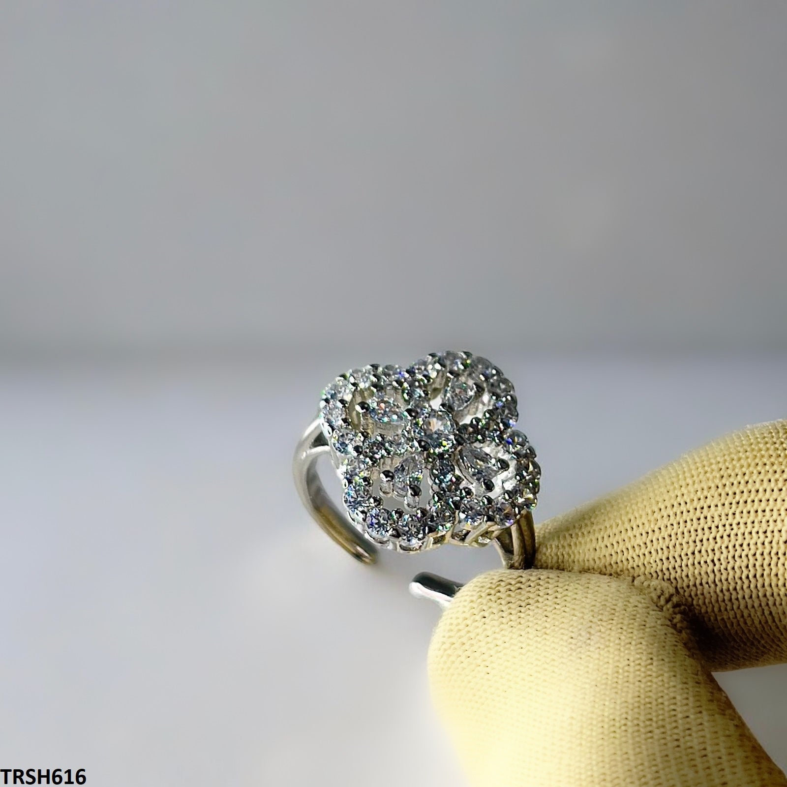 TRSH616 SJS Flower Ring Adjustable - TRSH
