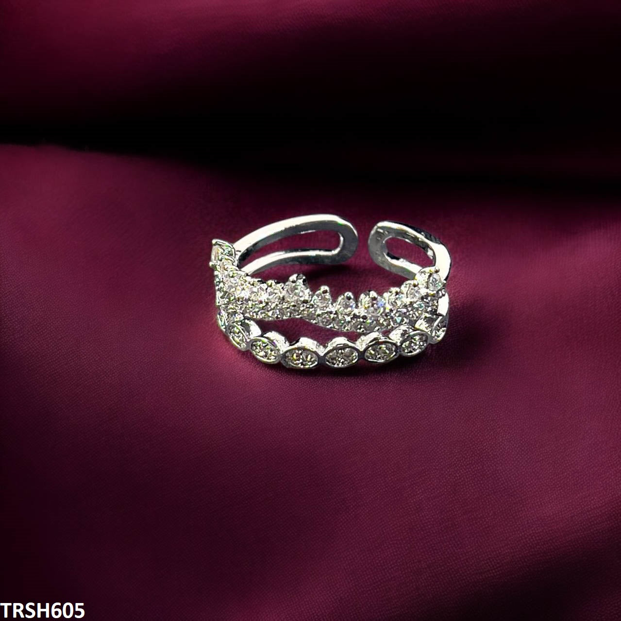 TRSH605 SJS Crown Ring Adjustable - TRSH