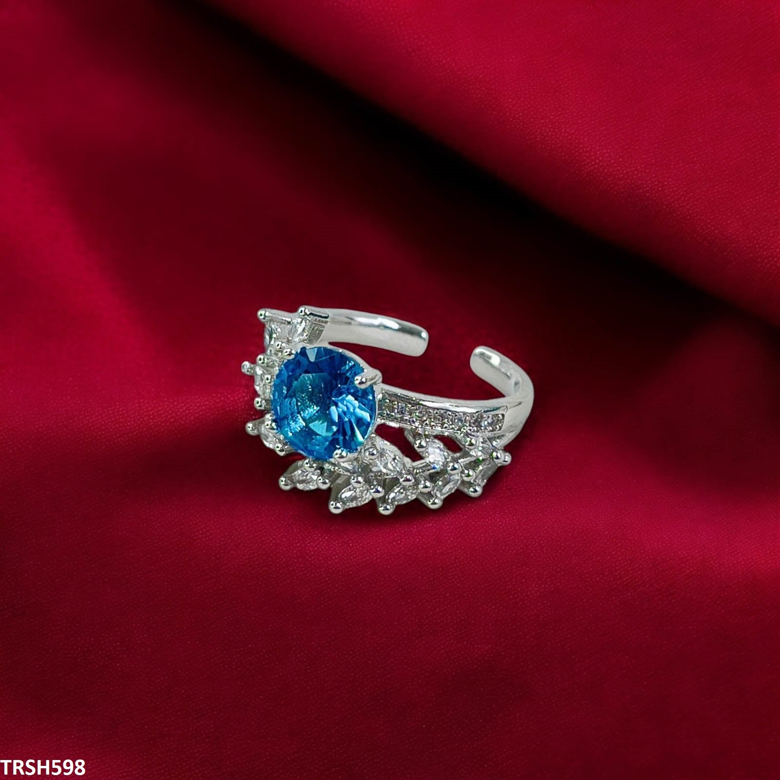 TRSH598 SJS Leaf Ring Adjustable - TRSH