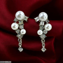CEDH00634 FRN Pearl Ear Drop Earrings Pair - CEDH