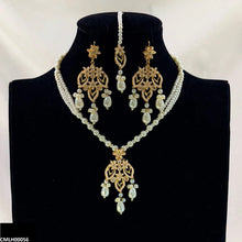 CMLH00056 MZM Flower Pearl Drop Mala Set - CMLH