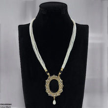 CMLH00064 SDQ Oval/Tear Pearl Drop Mala - CMLH