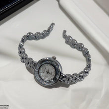WHL00281 ZWA Round Rhinestone Bezel Dial Watch - WHL