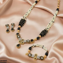 CMLH00069 SDQ Flower Tear Drop Mala Set - CMLH