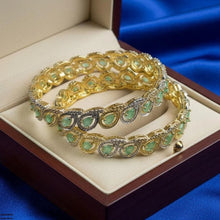 LBH00005 ANI Tear Stone Bangle Set - LBH