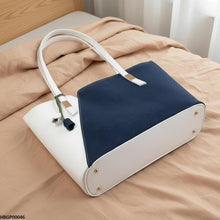 HBGP00046 Blue & White Grace Tote Bag