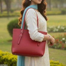 HBGP00050 Maroon Vintage Tote Bag