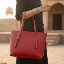HBGP00050 Maroon Vintage Tote Bag