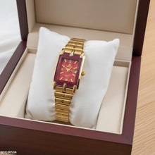 WHL00534 IWA Rectangle Red Dial Women's Watch - WHL