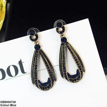 CEDH00726 YHC Round Tear Drop Earrings - CEDH