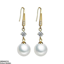 CEDH00733 YHC Round Pearl Drop Earrings - CEDH