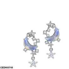 CEDH00748 YHC Moon Star Drop Earrings - CEDH