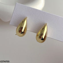 CETH755 SIQ Plain Gold Tops Pair - CETH