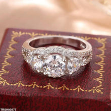 TRSH00877 KYC Three Stone ZIRCON Ring - TRSH
