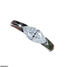 TRSH00878 KYC Marquise Stone ZIRCON Ring  Adjustable - TRSH