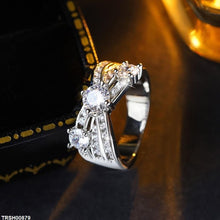 TRSH00879 KYC CrossOver Stone ZIRCON Ring - TRSH