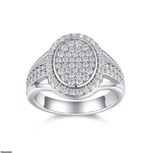 TRSH00881 KYC Oval ZIRCON Stone Ring - TRSH