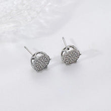 TETH00514 WKO Halo Crystal ZIRCON Stainless Steel Tops Pair - TETH