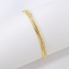 TBCH00666 WKO Wave Link Chain Bracelet - TBCH