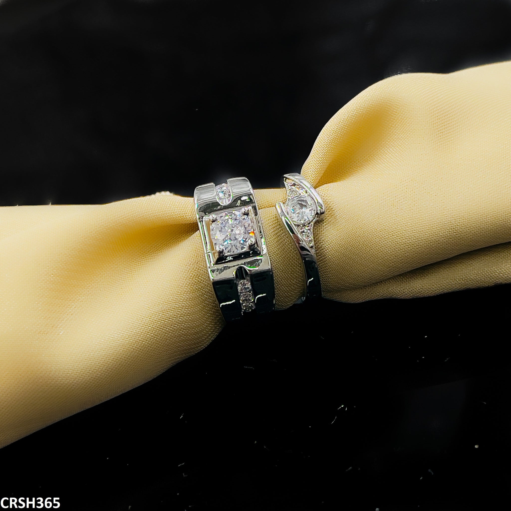 CRSH365 ZFQ Couple Rings Adjustable - TRSH