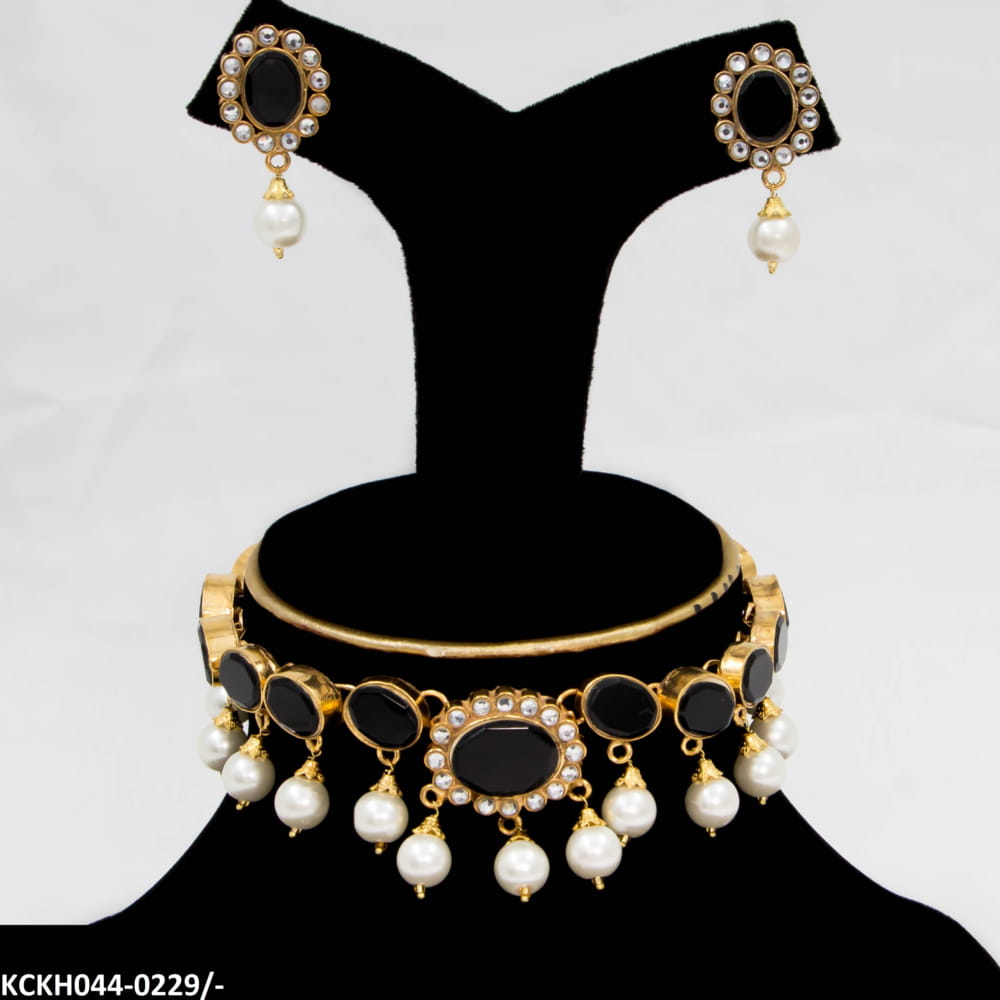 KCKH044 SDQ Kundan Choker Set - KCKH