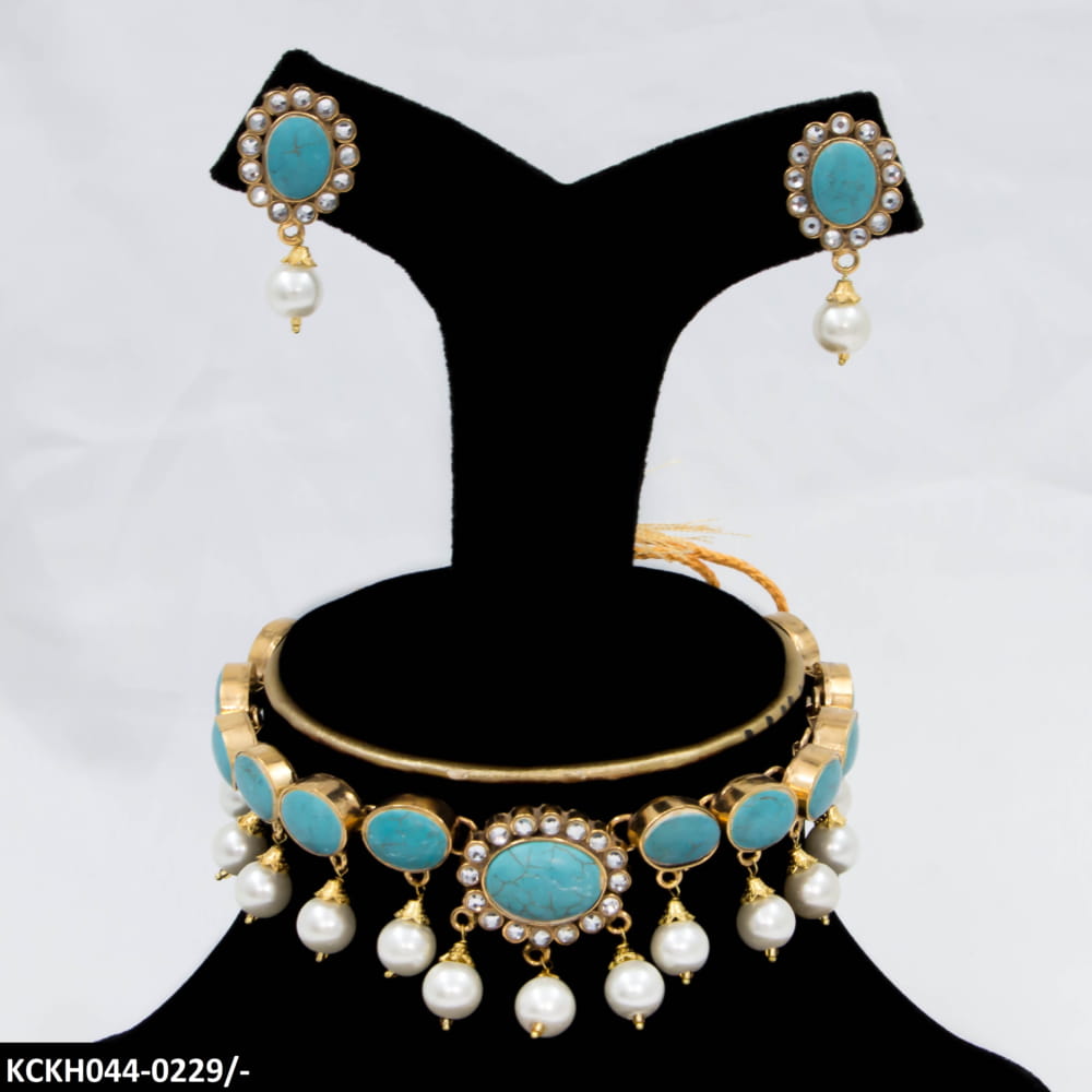 KCKH044 SDQ Kundan Choker Set - KCKH