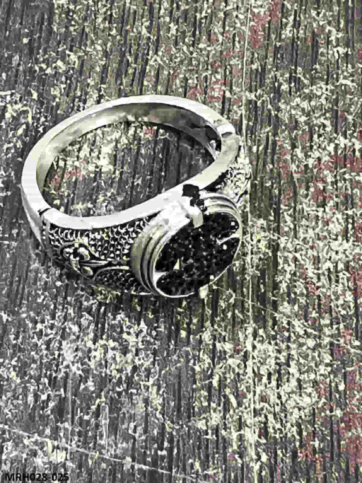 CRSH433 ZYH Square Cocktail Couple Ring - CRSH