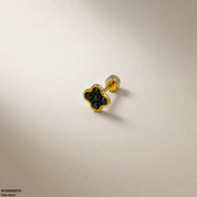 NTHH00070 XAS Clover Flower Stainless Steel Nose Pin - NTHH