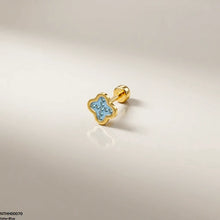 NTHH00070 XAS Clover Flower Stainless Steel Nose Pin - NTHH