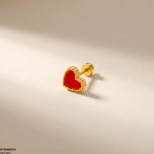 NTHH00074 XAS Heart Stainless Steel Nose Pin - NTHH