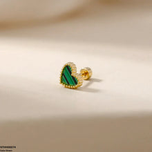 NTHH00074 XAS Heart Stainless Steel Nose Pin - NTHH