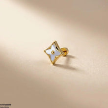 NTHH00075 XAS Flower Stainless Steel Nose Pin - NTHH