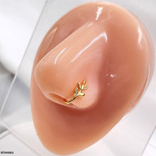 NTHH063 XYL Leaf  Nose Pin - NTHH