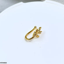 NTHH063 XYL Leaf  Nose Pin - NTHH