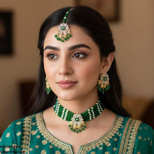 PCKH00219 SDQ Flower Neck Choker Set- PCKH