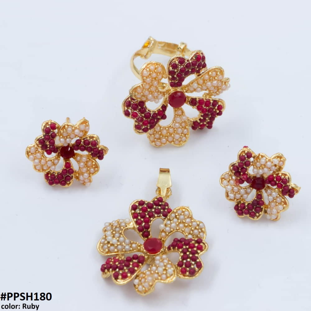 PPSH180 FRZ Flower Pendant Set - PPSH
