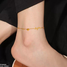 PYH00205 DGF Stainless Steel Heart  Anklet Single - PYH