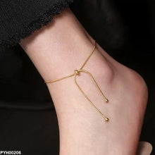 PYH00206 DGF Stainless Steel Round Anklet Single - PYH