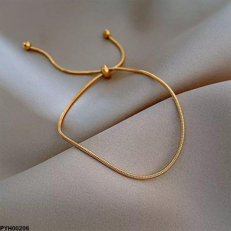 PYH00206 DGF Stainless Steel Round Anklet Single - PYH