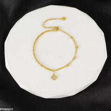 PYH00217 DGF Stainless Steel Star Drop Single Anklet - PYH