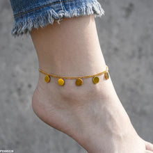 PYH00228 QSJ  Stainless Steel Round Anklets - PYH