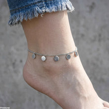 PYH00240 QSJ Stainless Steel Round Drop Foot Anklet - PYH