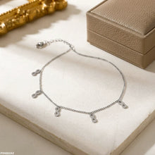PYH00242 QSJ Stainless Steel infinity Foot Anklet - PYH