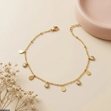 PYH00259 BHS Stainless Steel Tear/Round Drop Anklet - TBCH
